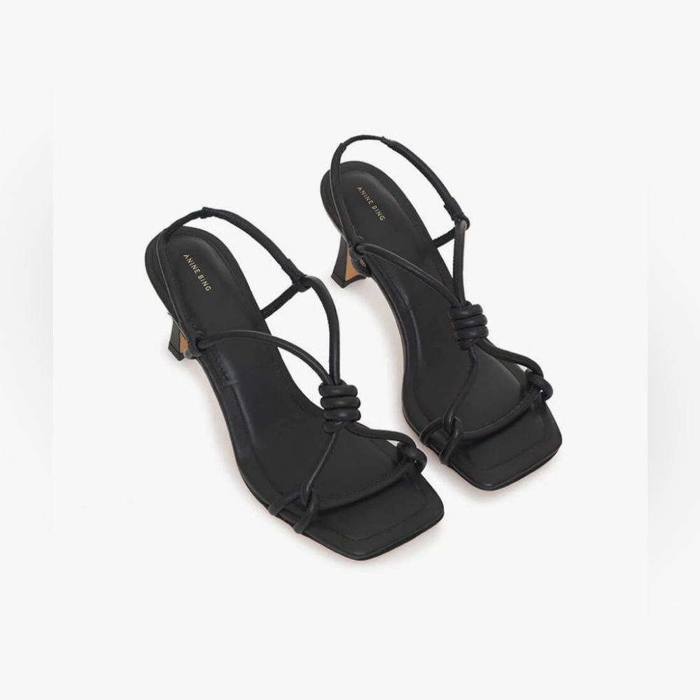 Anine Bing - Valentina Sandals in Black